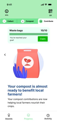 Your compost is almost ready to benefit local farmers